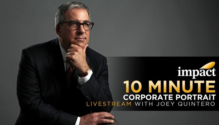 On Demand Livestream: Shooting a Corporate Portrait in 10 Minutes