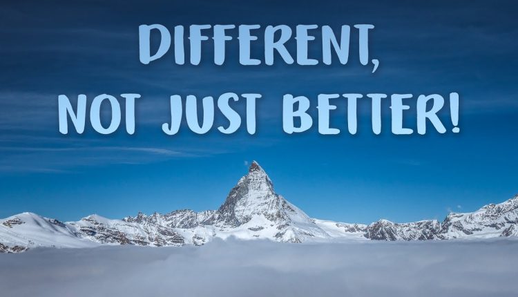 Make your Photography DIFFERENT! In Switzerland...