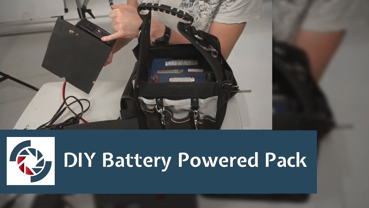 DIY Battery Powered Pack for Studio and Outside Photography