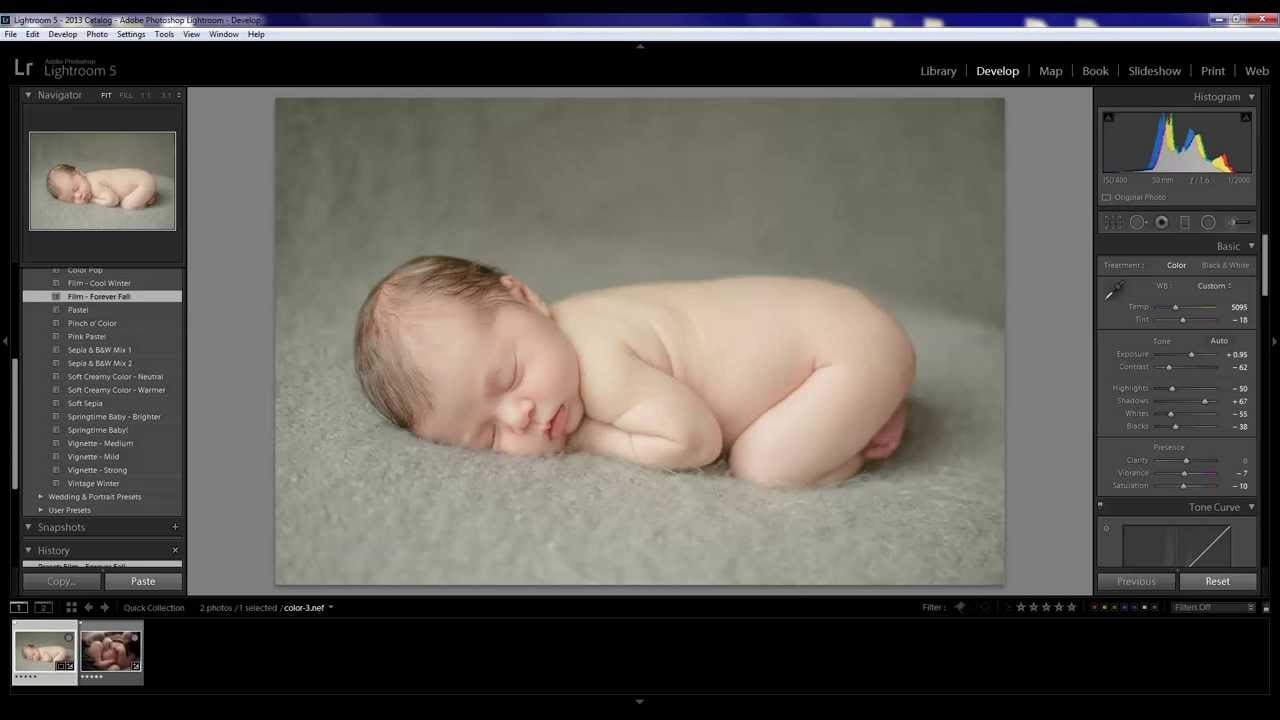 Lightroom Presets for Newborns & Portrait Photography