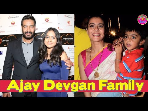 Actor Ajay Devgan Family Photos with Wife, Daughter Nysa, Son Yug Pics