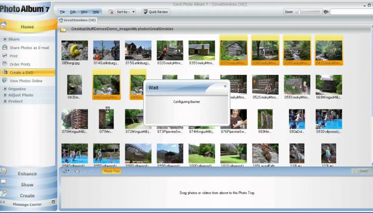 Photo Album 7 - Get Familiar With The Home Tab in Corel Photo Album