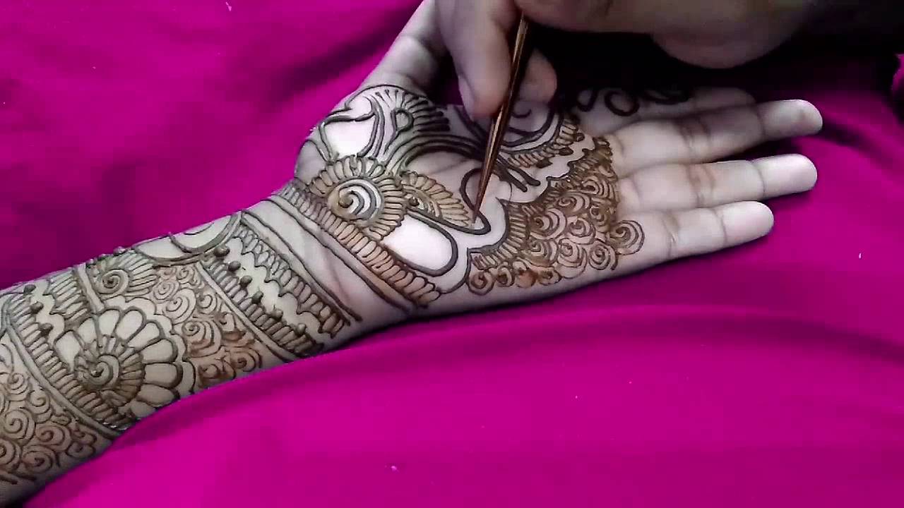 full hand bridal/ DULHAN mehndi or henna tutorial step by step