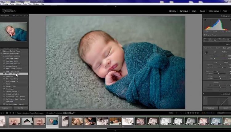 Retouching Newborn Photos in Lightroom in 65 Seconds!