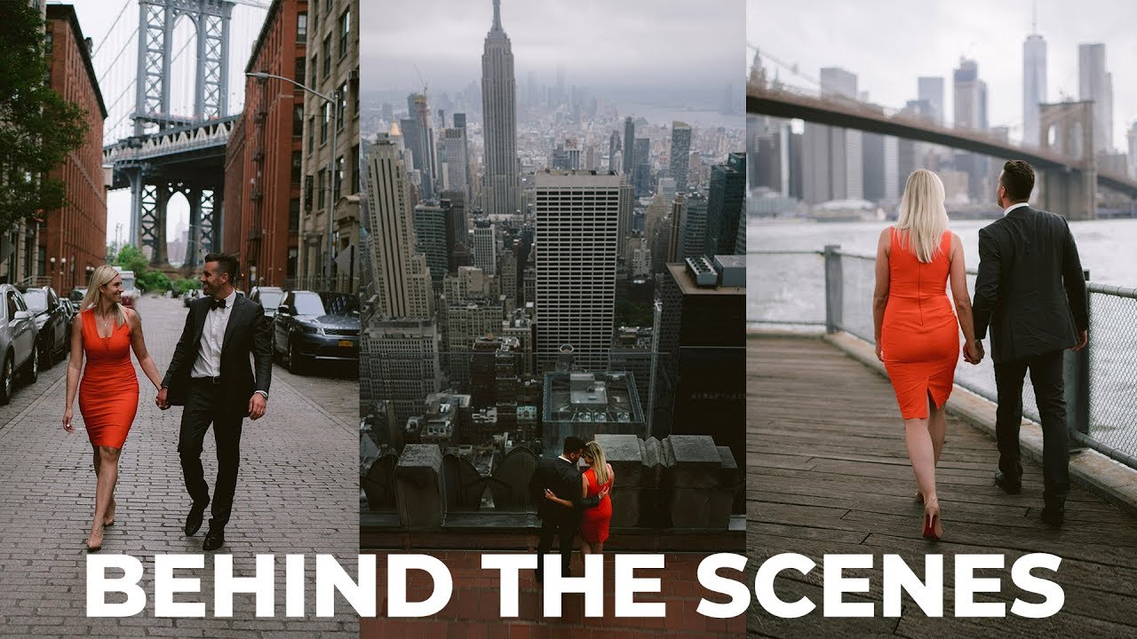 Wedding Photography - New York City Behind The Scenes (Engagement Style Shoot)