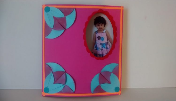 Art and Craft: How to make changing picture card/ Peek a Boo card