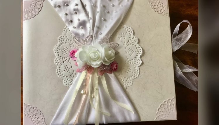 Wedding scrapbook handmade gift