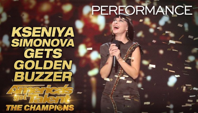 Kseniya Simonova: Sand Artist Gets Terry Crews' GOLDEN BUZZER - America's Got Talent: The Champions