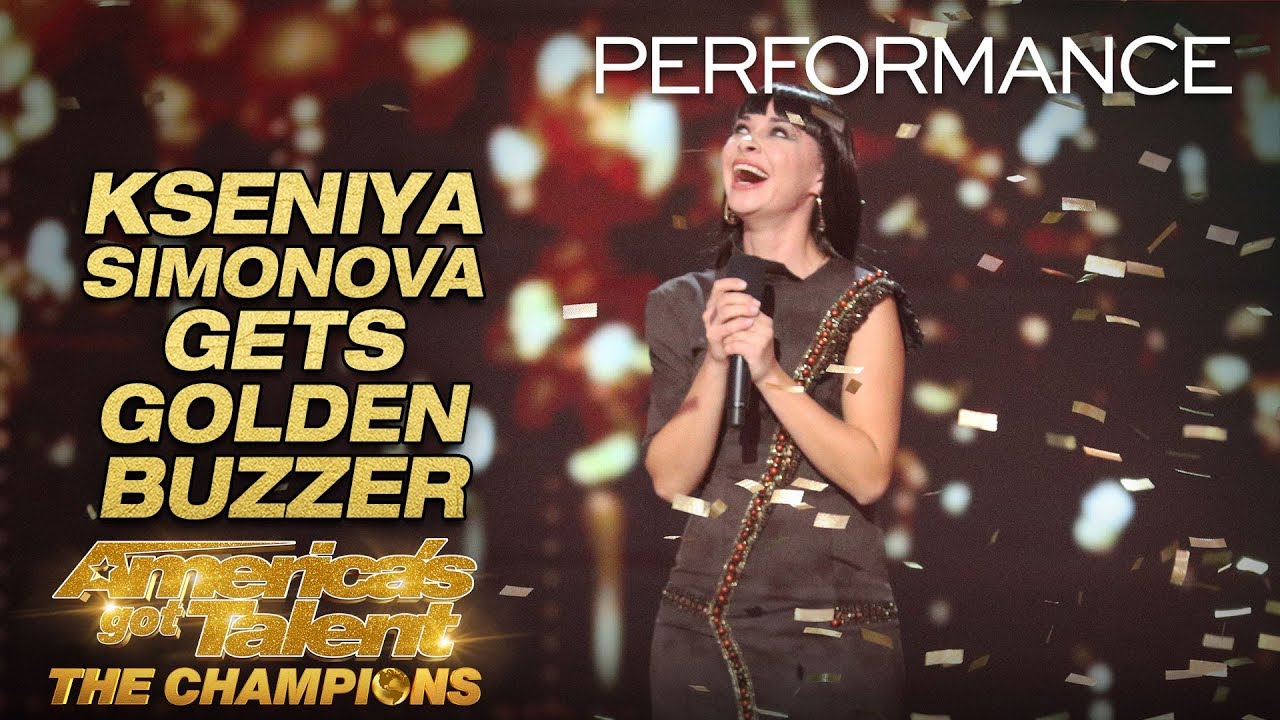 Kseniya Simonova: Sand Artist Gets Terry Crews' GOLDEN BUZZER - America's Got Talent: The Champions
