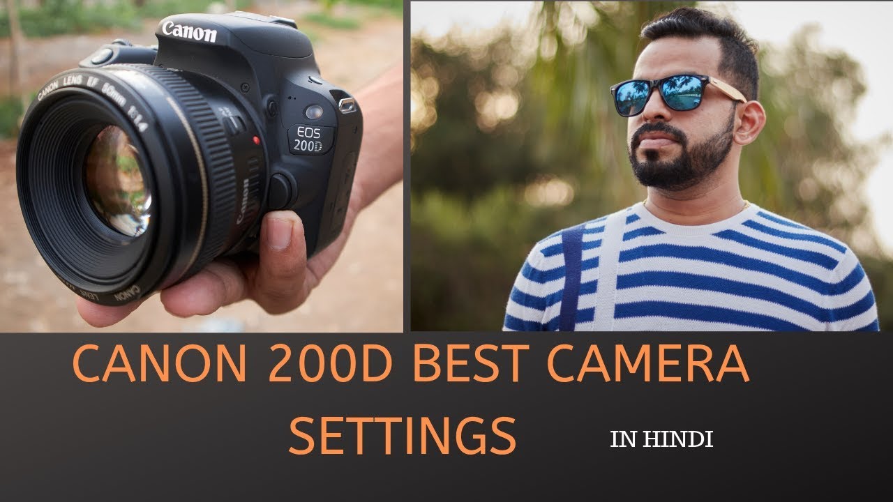 AWESOME OUTDOOR PORTRAIT PHOTOGRAPHY WITH DSLR CANON 200D BEST SETTINGS