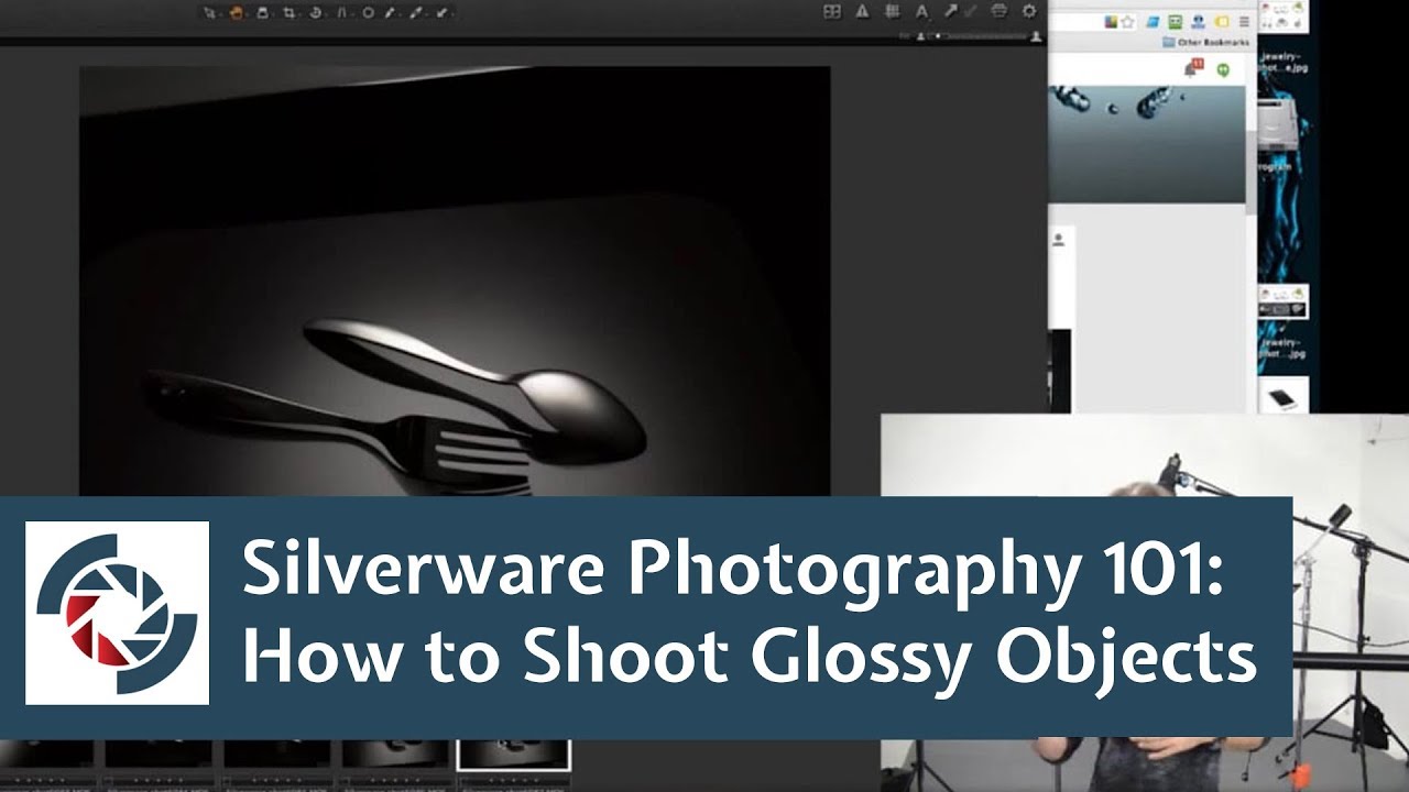 How to photograph silverware: basics of studio photography lighting techniques. Glossy subject