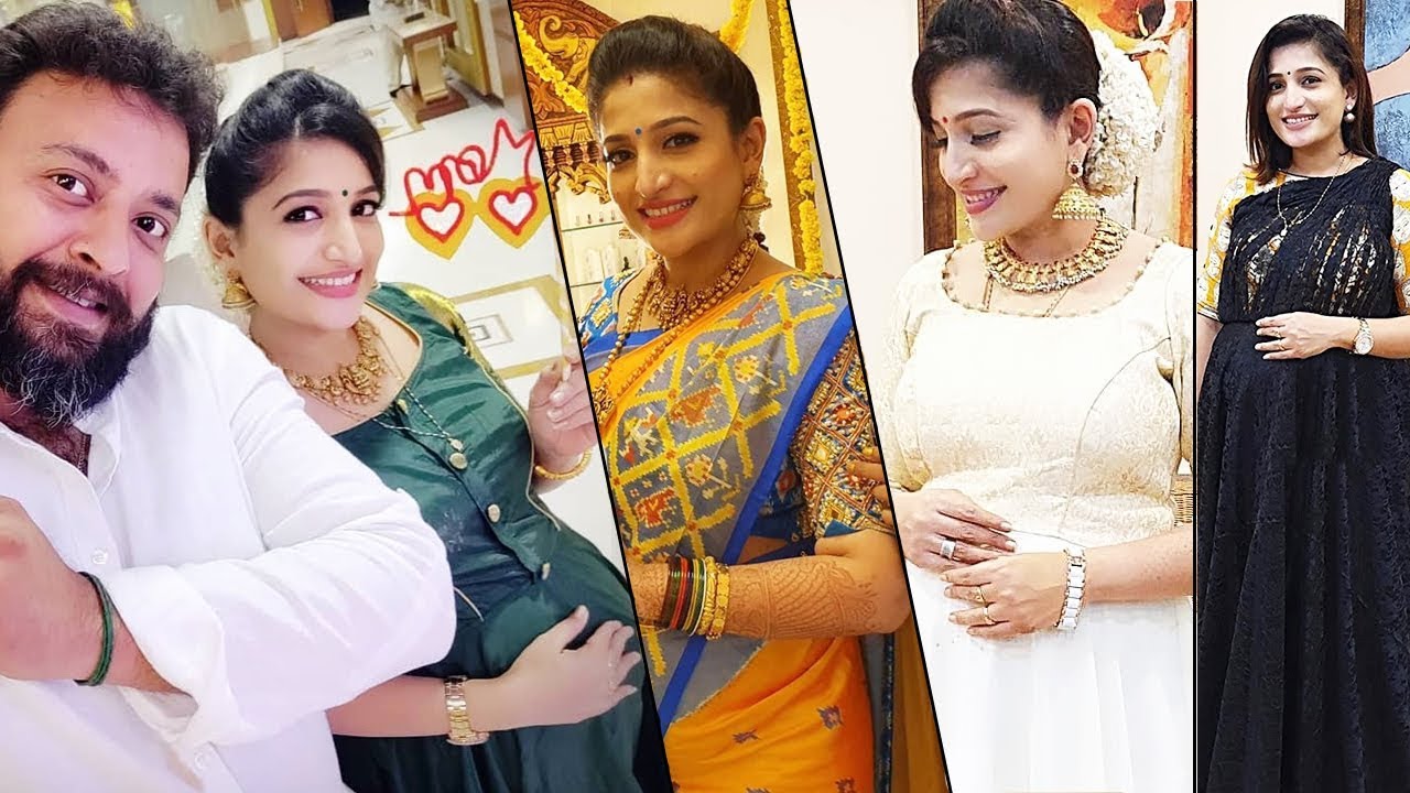 Serial Actress Santhoshi's Pregnancy Photos | Baby Bump