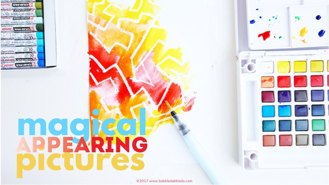 No-Prep Art Project for Kids: Magical Appearing Pictures