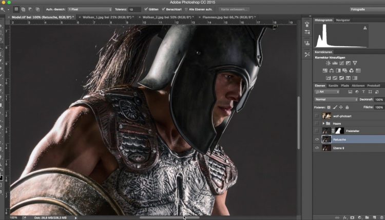 WOLF - PHOTOART  /  Fotomontage: Achilles Teil 1