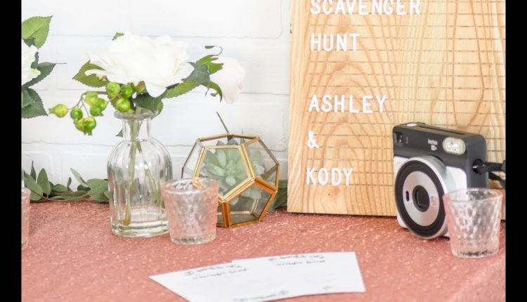 Bridal Shower or Bachelorette Party Instax Photo Scavenger Hunt Game Idea by Kara's Party Ideas